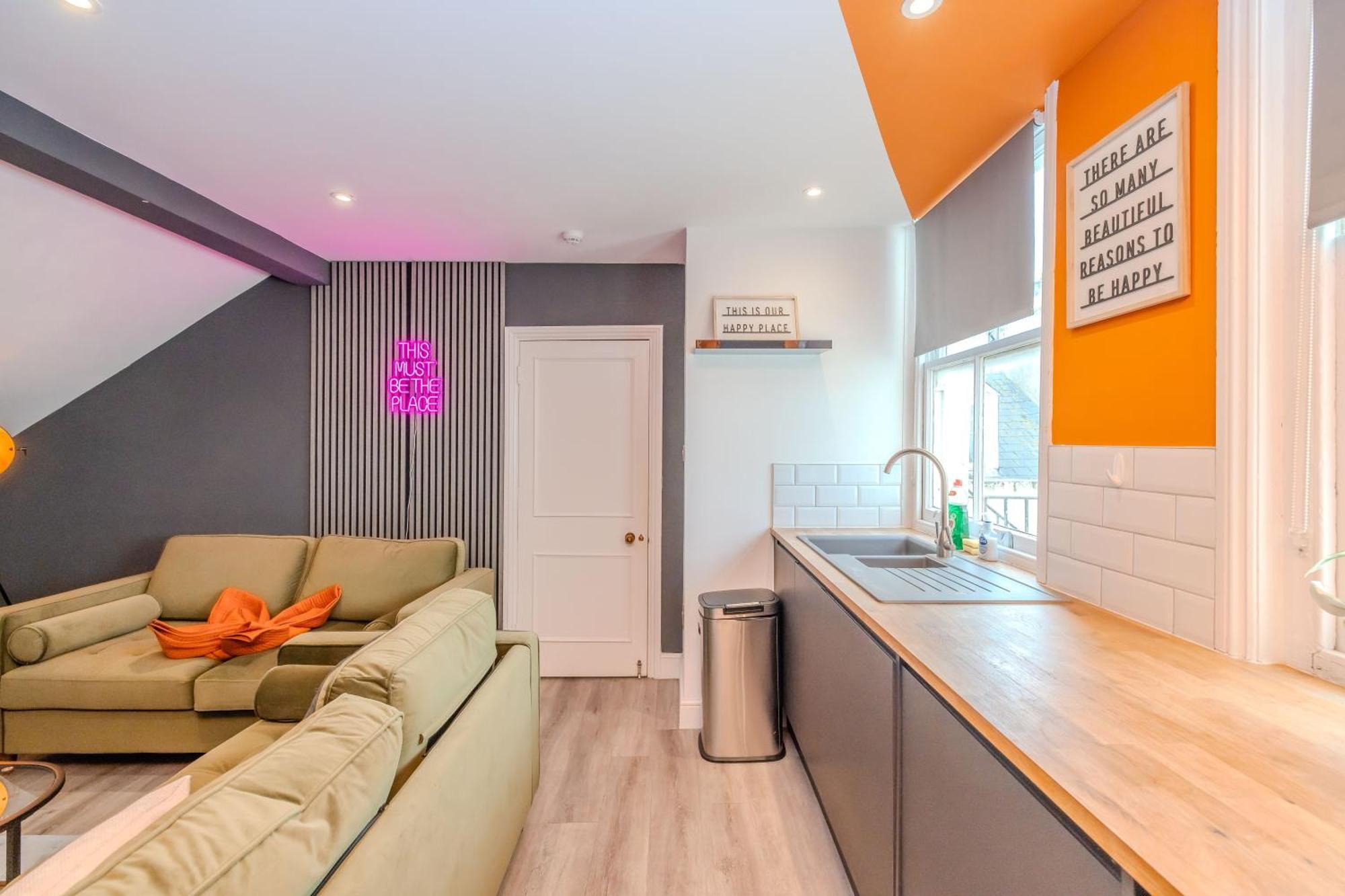 Luxe City Living L 2-Bedroom Flat With Free Parking 布赖顿 外观 照片