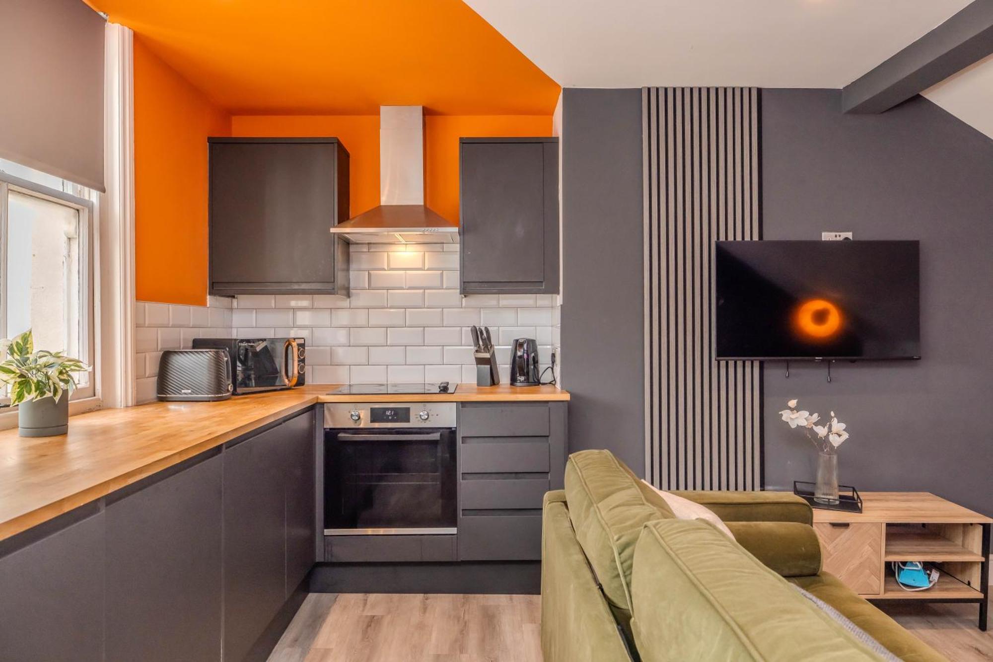 Luxe City Living L 2-Bedroom Flat With Free Parking 布赖顿 外观 照片